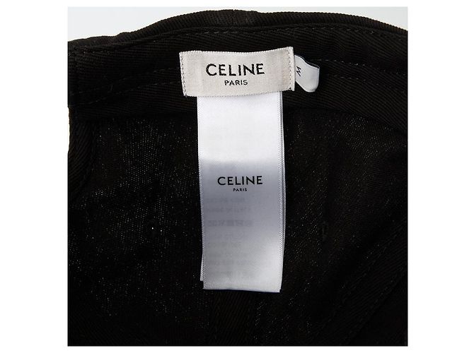 Cappellino in cotone nero Céline - vista 7