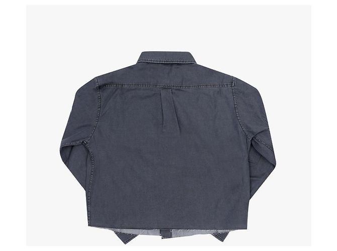 Miu Miu Camicia in denim chambray da donna - vista 4