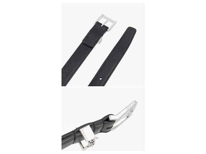 Autre Marque Cassandra Monogram Square Silver Strap - view 8