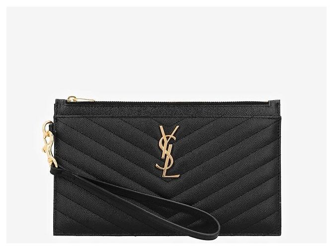 Autre Marque Borsa a pochette Large Cassandra Monogram Matelassé Gold - vista 2