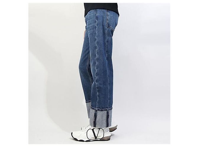 Valentino Denimhose mit Umschlag - Ansicht 3