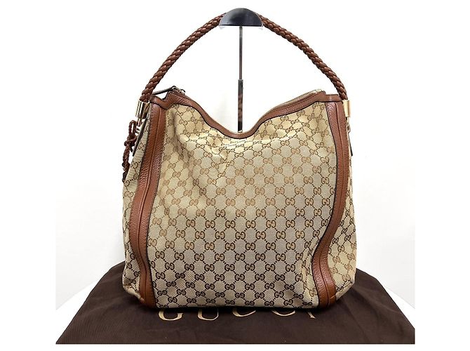 Gucci Borsa a spalla in jacquard GG - vista 4