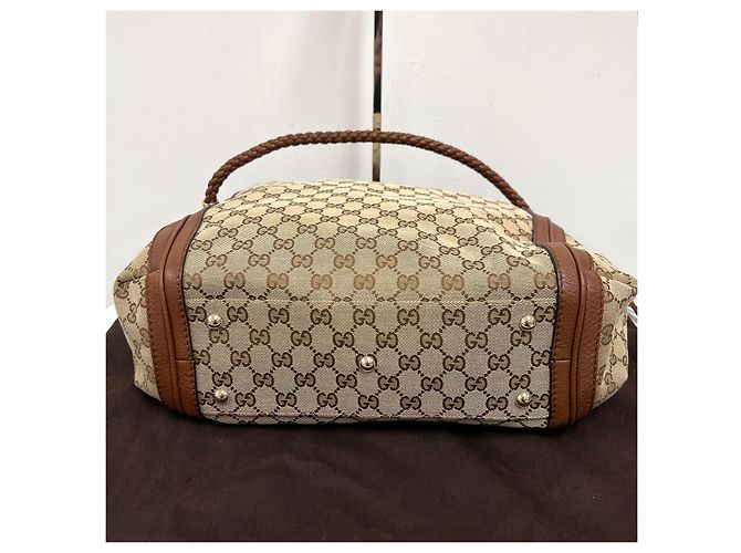 Gucci Borsa a spalla in jacquard GG - vista 8