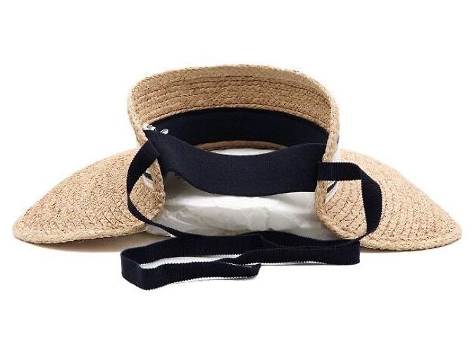 Miu Miu Visera de tejido efecto rafia para mujer - vista 5