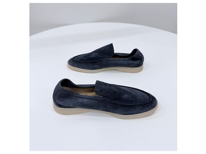 Loro Piana Mocassini in camoscio Summerwalk - vista 5