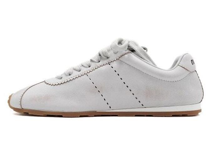 Miu Miu Sneakers da donna Plume Napa Leather - vista 4
