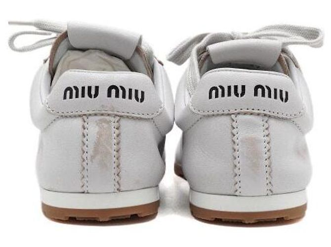 Miu Miu Sneakers da donna Plume Napa Leather - vista 7