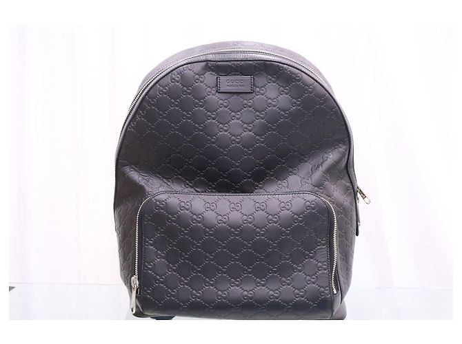 Gucci Signature Leder-Rucksack - Ansicht 2