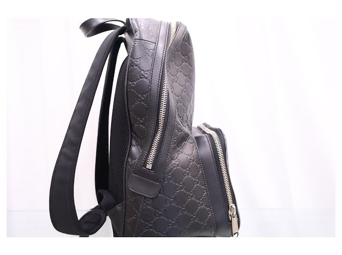 Gucci Signature Leder-Rucksack - Ansicht 3