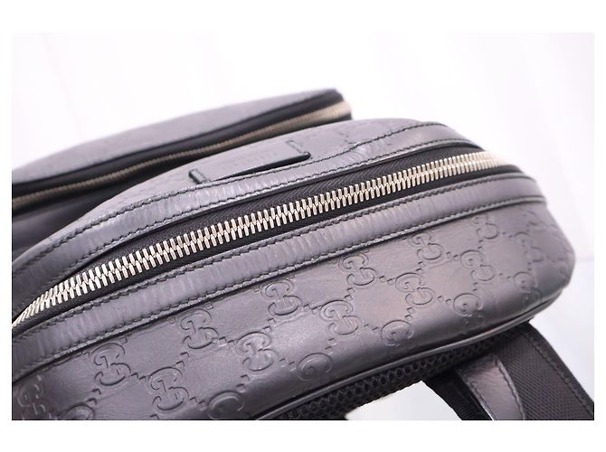 Gucci Signature Leder-Rucksack - Ansicht 5
