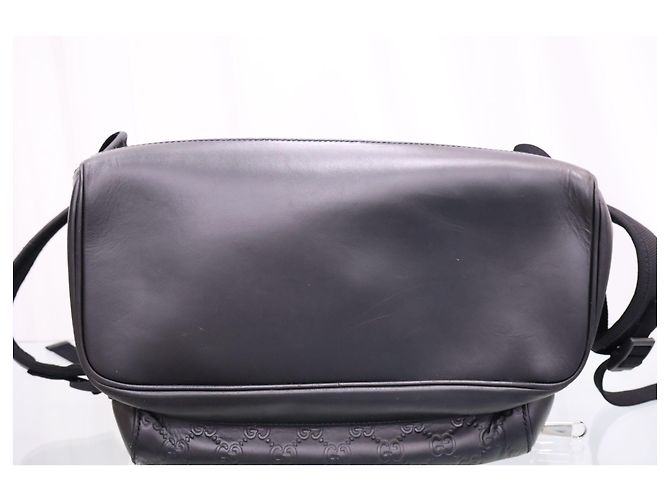 Gucci Signature Leder-Rucksack - Ansicht 6