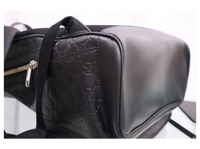 Gucci Signature Leder-Rucksack - Ansicht 8