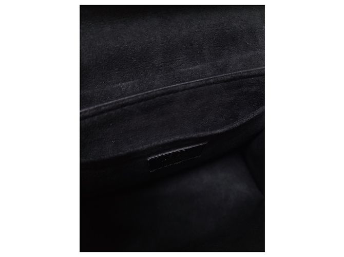 Louis Vuitton Borsa a spalla con catena Saint Sulpice BB Monogram Empreinte Nero - vista 4