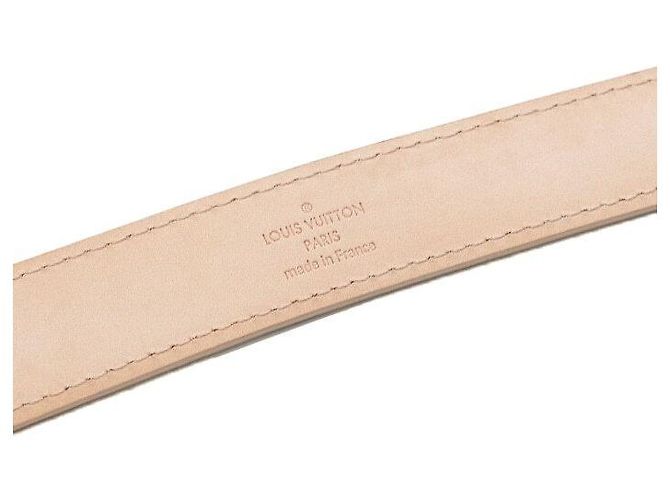 Louis Vuitton Damier Azur Strap Gold Logo Damengürtel - Ansicht 5