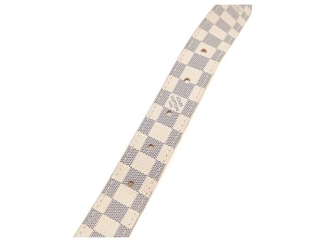 Louis Vuitton Damier Azur Strap Gold Logo Damengürtel - Ansicht 7