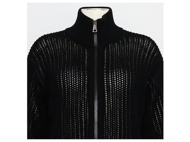 Moncler Casaco Cardigã de Tricô Preto para Mulher - vista 2
