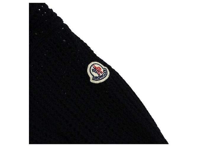 Moncler Casaco Cardigã de Tricô Preto para Mulher - vista 6