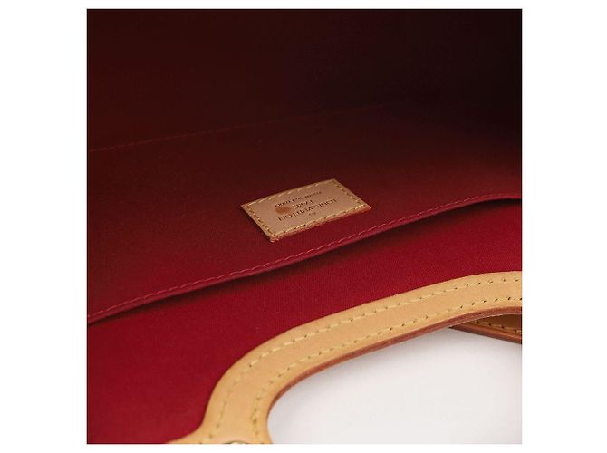 Borsa Tote a Spalla Louis Vuitton Marrone Vernice - vista 14