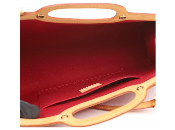 Borsa Tote a Spalla Louis Vuitton Marrone Vernice - vista 15