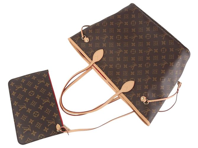Louis Vuitton Sac à épaule pochette Neverfull MM - vue 4