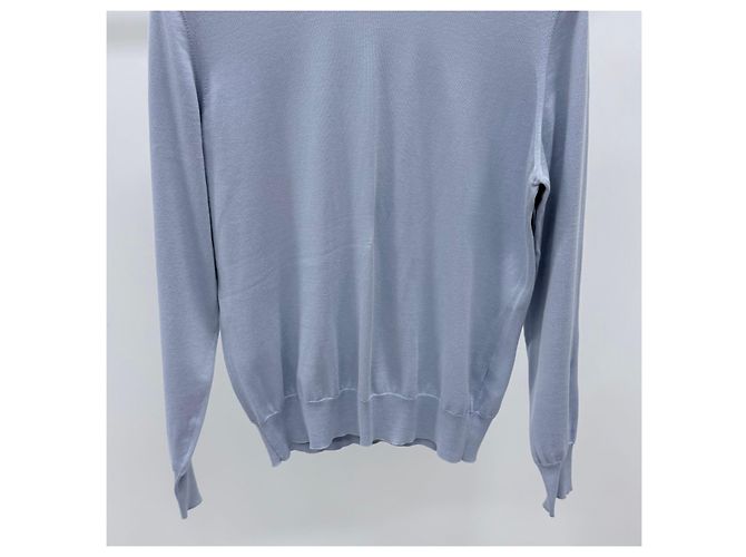 Brunello Cucinelli Strickpullover Hellblau - Ansicht 3