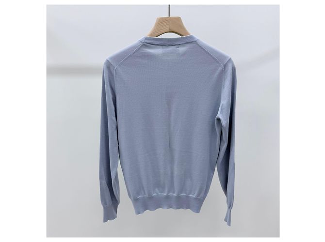 Brunello Cucinelli Strickpullover Hellblau - Ansicht 4