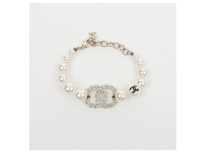 Bracciale Chanel CC in perle - vista 2