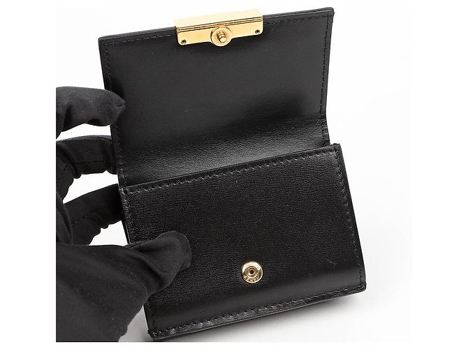 Fendi Cartera Baguette Micro Trifold Negra - vista 10