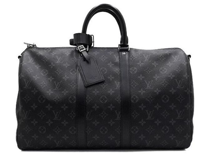 Louis Vuitton Monogram Eclipse Keepall Bandoulière Tote Bag und Schultertasche - Ansicht 2