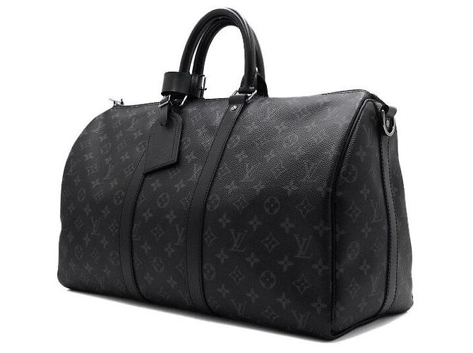 Louis Vuitton Monogram Eclipse Keepall Bandoulière Tote Bag und Schultertasche - Ansicht 3