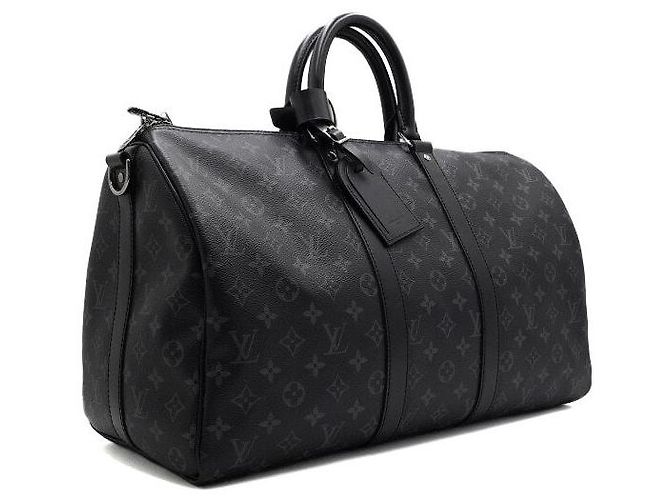 Louis Vuitton Monogram Eclipse Keepall Bandoulière Tote Bag und Schultertasche - Ansicht 4