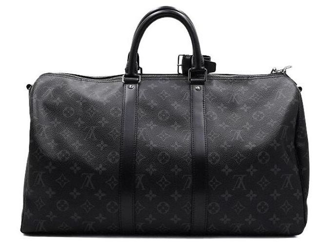 Louis Vuitton Monogram Eclipse Keepall Bandoulière Tote Bag und Schultertasche - Ansicht 5