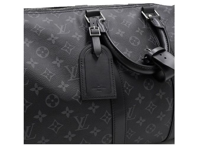 Louis Vuitton Monogram Eclipse Keepall Bandoulière Tote Bag und Schultertasche - Ansicht 9