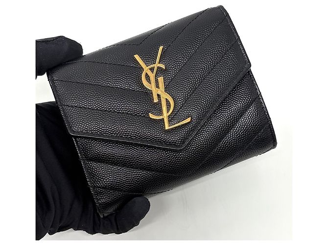 Autre Marque Cartera Matelassé Black - vista 5