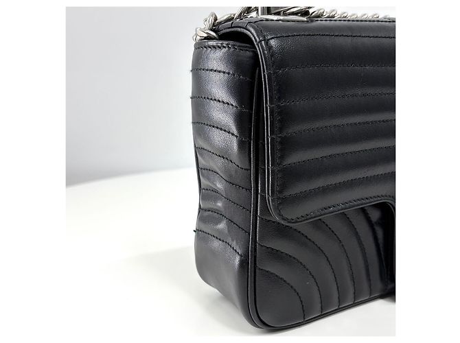Prada Borsa a Spalla Diagram Chain Nera - vista 13