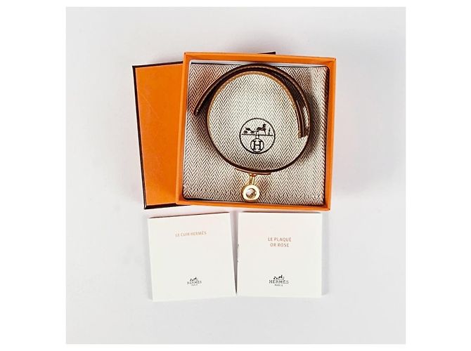 Bracciale Hermès Double Tour Etoupe - vista 12