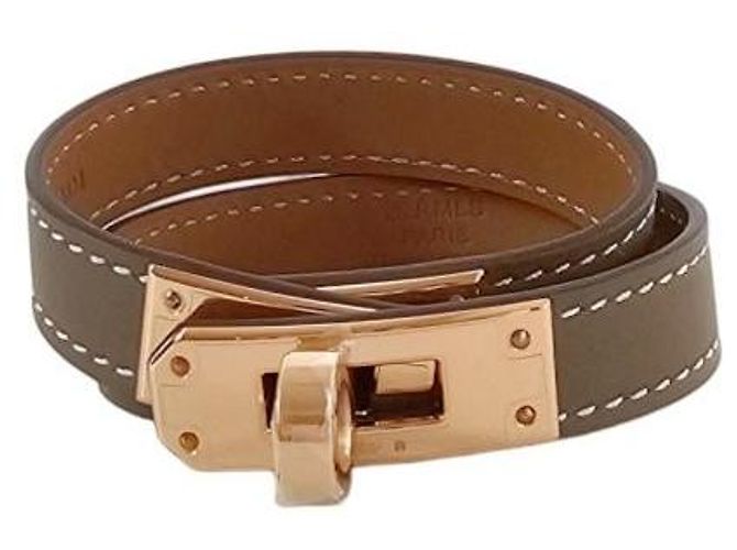 Bracciale Hermès Double Tour Etoupe - vista 4