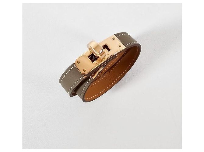 Bracciale Hermès Double Tour Etoupe - vista 5