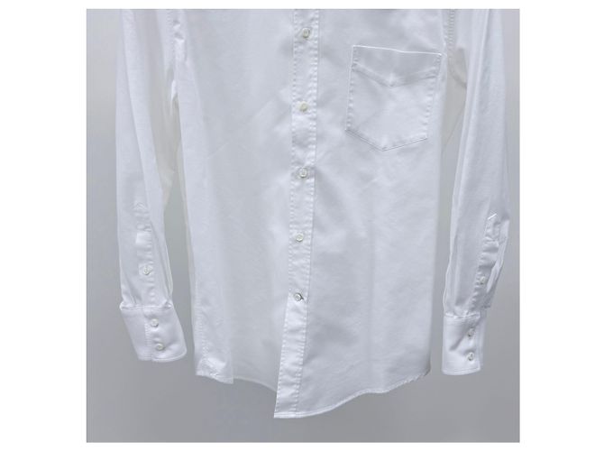 Brunello Cucinelli Camicia a maniche lunghe in cotone - vista 3