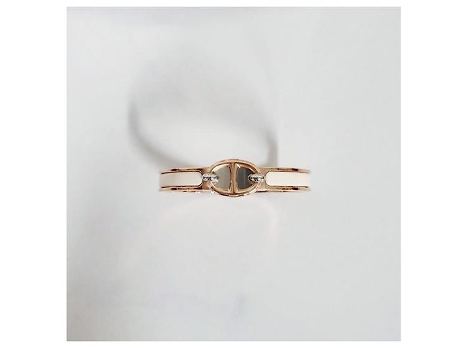 Hermès Bracciale da donna Mini Click Choker Cream Rose Gold - vista 9