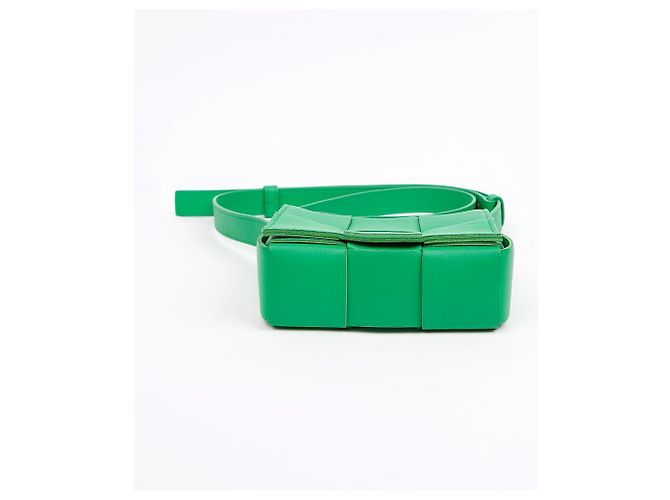Bottega Veneta Candy Cassette Mini Crossbody Green - vista 5