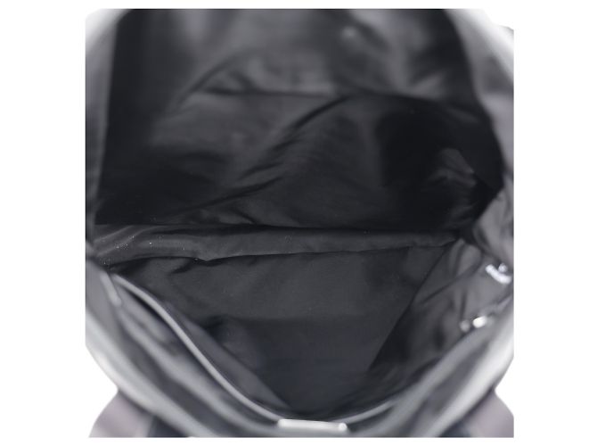 Prada Borsa Tote in Nylon e Pelle Saffiano Nera - vista 19