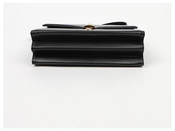 Gucci Picca borsa tote in pelle con manico e tracolla Nero - vista 6