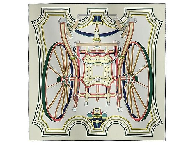 Hermès Carré in seta da donna Phaeton Wheels - vista 2