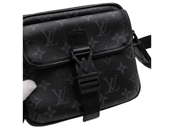 Louis Vuitton Borsa a tracolla Getaway Monogram Eclipse da uomo Season - vista 9