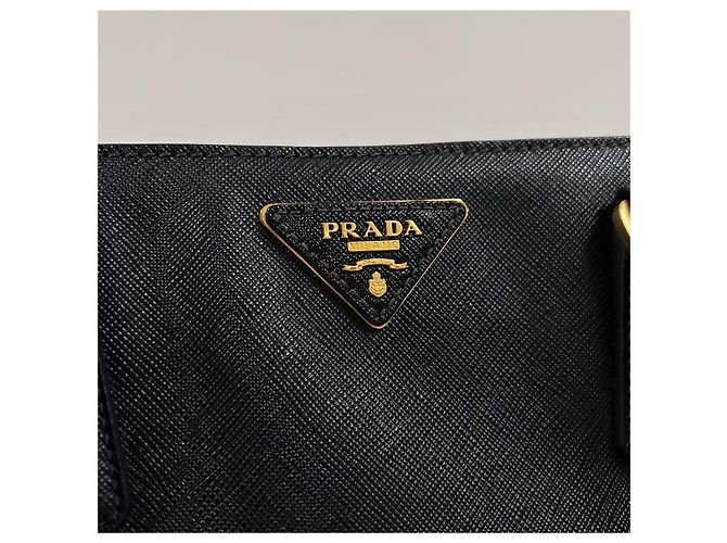 Prada Bolso Tote Saffiano Bolso de Hombro Negro - vista 5