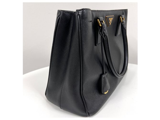 Prada Bolso Tote Saffiano Bolso de Hombro Negro - vista 7