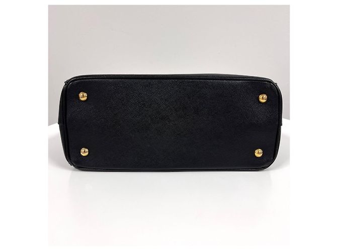 Prada Bolso Tote Saffiano Bolso de Hombro Negro - vista 9