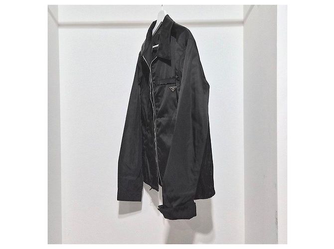 Prada Giacca Bomber in Re-Nylon - vista 2