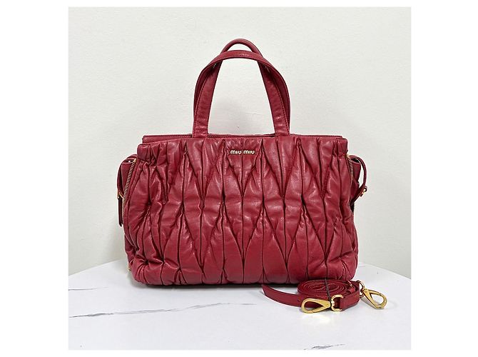Miu Miu Borsa Tote matelassé Borsa a tracolla - vista 8